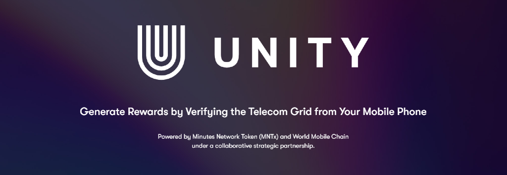 unity logo sign up page