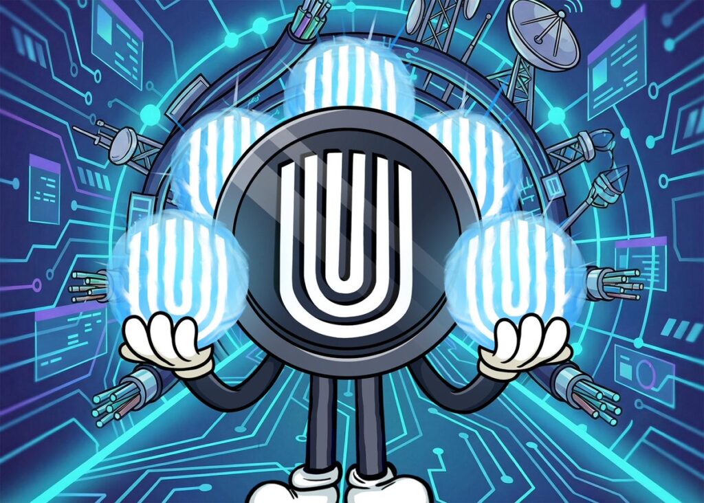 Unity character connected to telecom network infrastructure