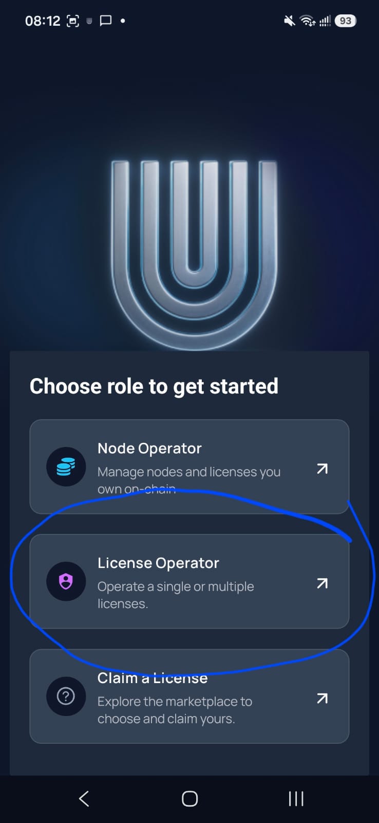 Choose your role