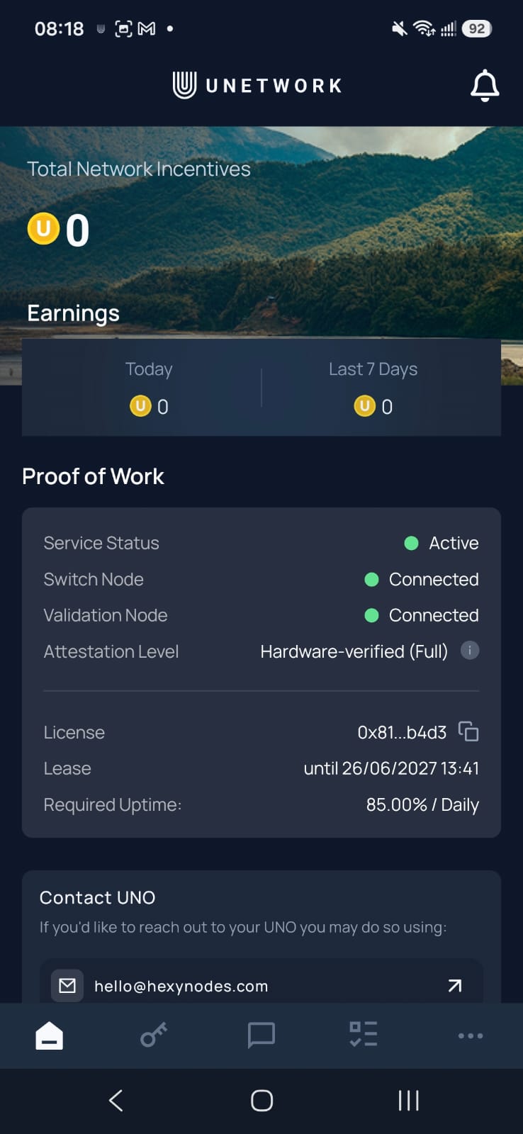 Connected dashboard